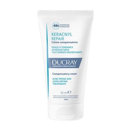 Ducray Keracnyl Repair Rebuilding Cream For Face 50Ml