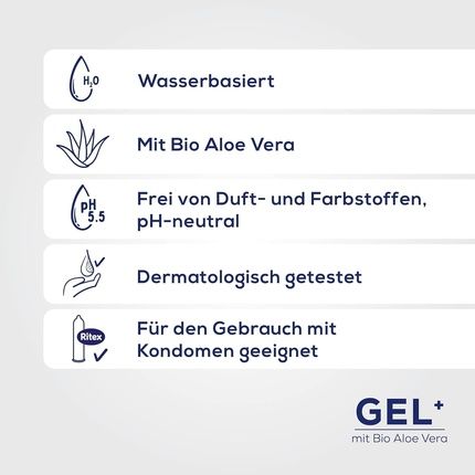 Ritex Gel+ Lubricant And Massage Gel With Aloe Vera 50Ml G 61 - Image 3