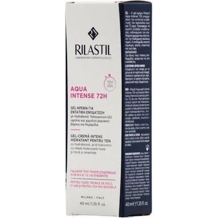 Rilastil Aqua Intense 72H Gel Cream - 40Ml