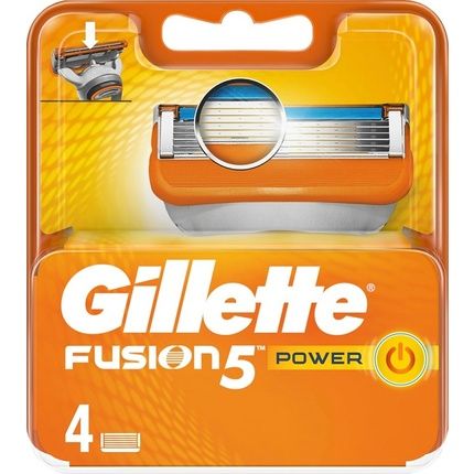 Gillette Fusion Power Replacement Blades For Razor - 4 Pieces