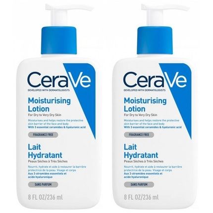 Cerave Moisturizing Milk Set 2 X 236Ml - Pack Of 2