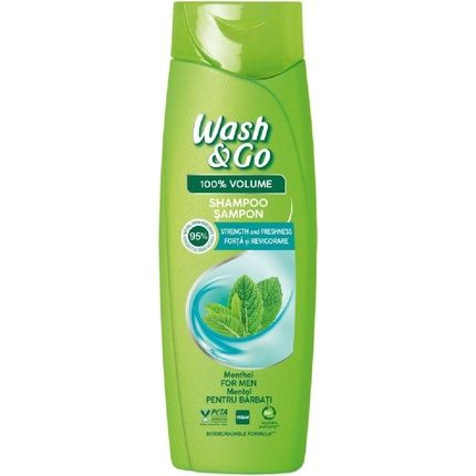 Wash&Go Shampoo 360Ml Menthol For Men