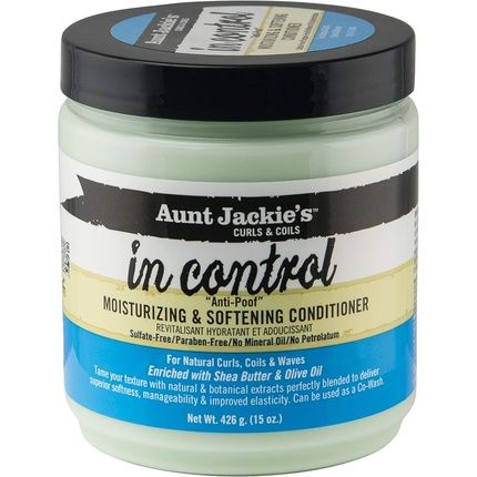 Aunt Jackie'S In Control Anti-Poof Moisturizing And Softening Conditioner 15Oz