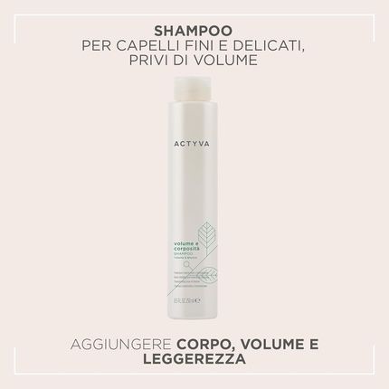 Actyva Shampoo For Volume And Fullness For Fine Hair With Linseed - Image 3