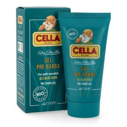 Cella Bio Pre Shave Gel With Aloe Vera 75Ml