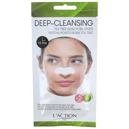 L'Action Paris 5-Band Tea Tree Blackhead Patches For Combination Skin
