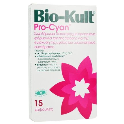 Bio Kult Pro-Cyan Advanced Action Formula Urinary Tract 15 Capsules