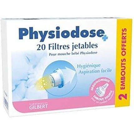 Gilbert Physiodose Disposable Filters For Baby Nose Blower 20