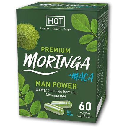 Hot Bio Moringa Man Power Capsules 60 Capsules