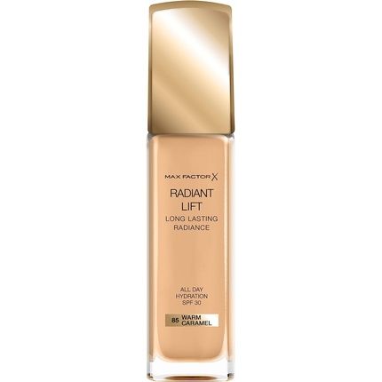 Max Factor Radiant Lift Liquid Pump Foundation With Spf30 And Hyaluronic Acid 085 Caramel 30Ml