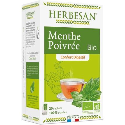 Herbesan Organic Peppermint Infusion 20 Sachets