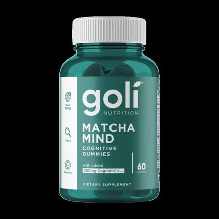 Goli Nutrition Matcha Mind 60 Gummies
