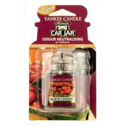 Yankee Candle Black Cherry Ultimate Car Jar Luxury Car Tag 1 Piece