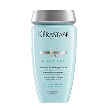 Krastase Bain Riche Dermocalm 250Ml Soothing Shampoo For Sensitive Scalp And Dry Hair