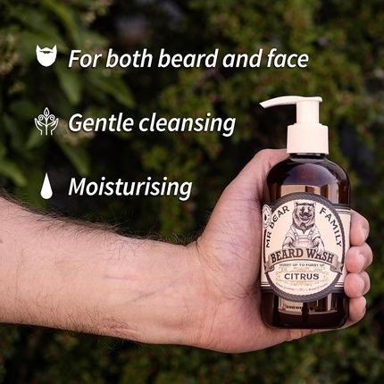 Natural Beard Shampoo For Men Revitalizing Vegan Beard Wash - Image 3