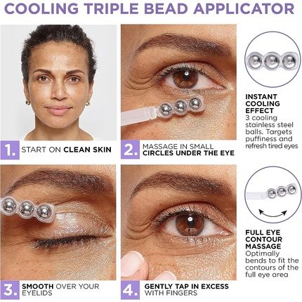 L'Oreal Paris Hyaluronic Acid And Caffeine Eye Serum Revitalift Filler 20Ml - Image 3