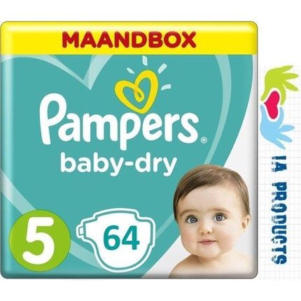 Pampers Active Baby Size 5 - 64 Diapers - Image 3