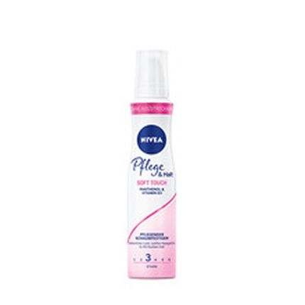 Nivea Hair Mousse Care & Hold Soft Touch Caring Foam Hardener