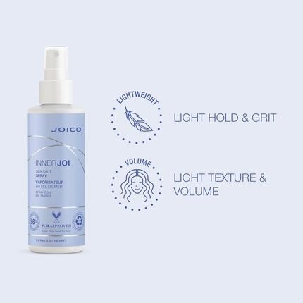 Joico Innerjoi Sea Salt Spray Styling For All Hair Types Sulfate & Paraben Free Naturally-Derived Vegan Formula 5.1 Fl Oz - Image 3