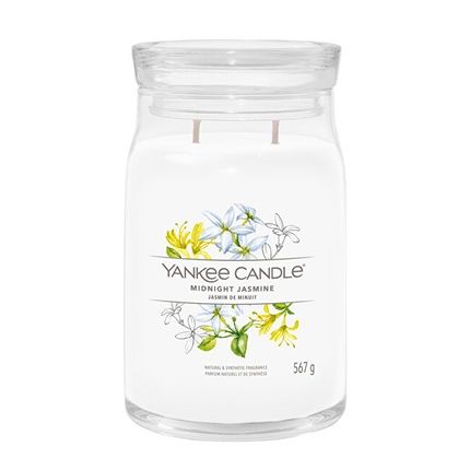 Yankee Candle Midnight Jasmine Signature Candle Large Aromatic Candle 567 G