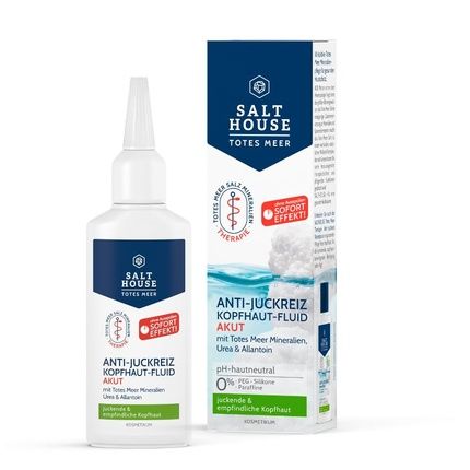 Salthouse Dead Sea Therapy Anti-Itch Scalp Fluid Acute, Soothing Leave-On Care With Panthenol & Niacinamide For Scalp Itching 75Ml
