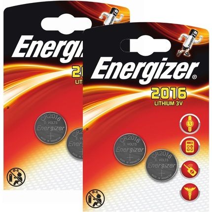 Energizer Cr2016 Coin Lithium 3V Battery For Watches Torches Keys
