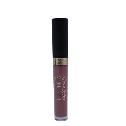 Max Factor Lipfinity Velvet Matte Liquid Lipstick 035 Elegant Brown 4 Ml - Image 3
