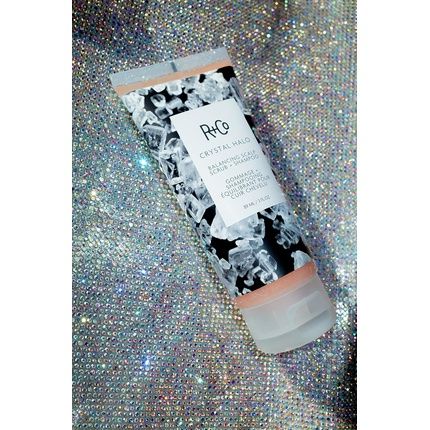 R+Co Crystal Halo Balancing Scalp Scrub And Shampoo - Purifies And Cleanses