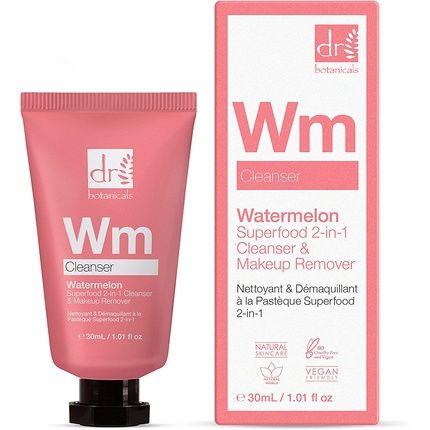 Dr Botanicals Superfood 2-In-1 Watermelon Cleansing Balm 30Ml
