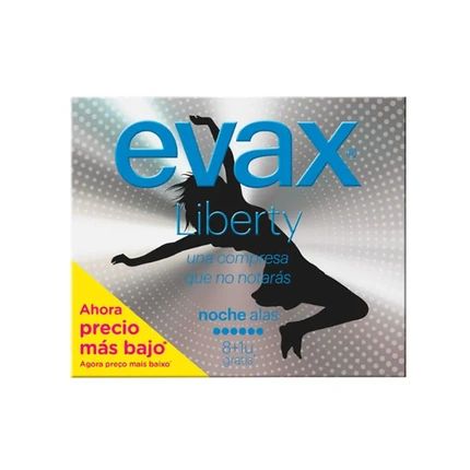 Evax Evax Liberty Night Normal With Wings Sanitary Towels 12 Units