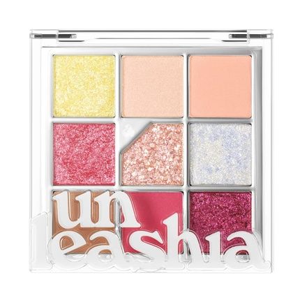 Unleashia Glitterpedia Eye Shadow Palette Vegan Cosmetics Korean Cosmetics Matte Glitter Shimmer Pearl Daily Party Sparkling No.7 All Of Peach Ade