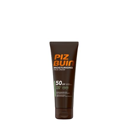 Piz Buin Moisturising Cream Facial Spf50 50Ml High Protection Sunscreen