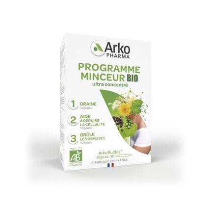 Arkofluides Slimming Program Organic Box Anti-Cellulite And Fat Burner