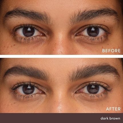 Jane Iredale Purebrow Precision Pencil Retractable Ultra-Fine Pencil With Spoolie Defines Fills Gaps And Fluffs Water-Resistant Smudge-Proof Formula Dark Brown - Image 3