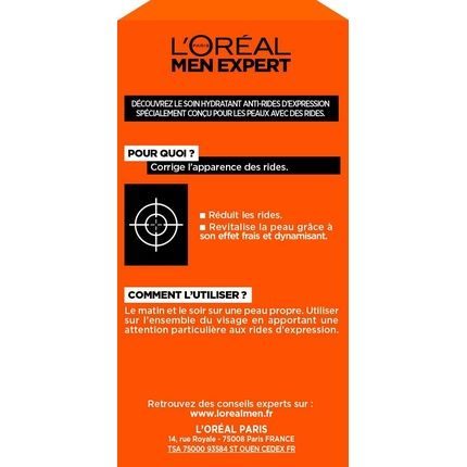 L'Oreal Men Expert Care Anti Wrinkles 50Ml - Image 3