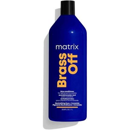 Matrix Brass Off Colour Protecting Blue Toning Conditioner For Lightened Brown