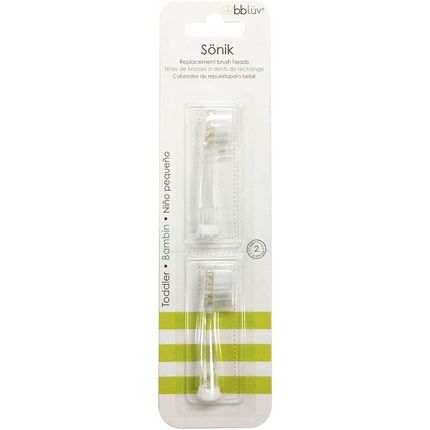 Bbluv Sonik 2 Replacement Toothbrush Heads For Children 18-36 Months