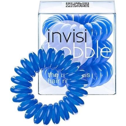 Invisibobble Traceless Hair Ring And Bracelet Navy Blue - Image 3