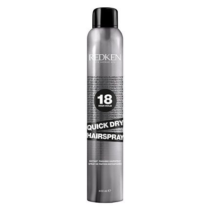 Redken Quick Dry Instant Finishing Hairspray 400Ml Strong Fixing Hairspray - Image 4