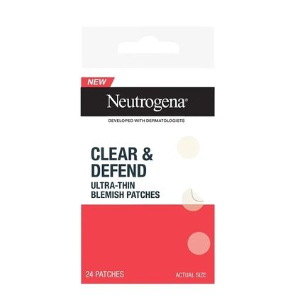 Neutrogena Clear & Defend Ultra Thin Patches For Blemishes 24 Pieces