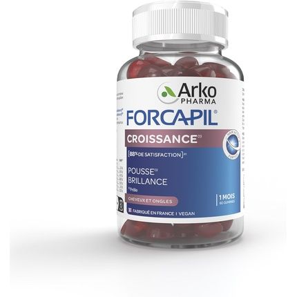 Arkopharma Forcapil Growth Gummies For Hair And Nails - Promotes Growth