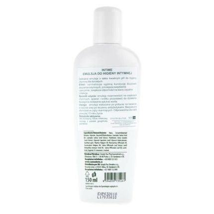 Cannaderm Intimate Emulsion For Intimate Care 150Ml