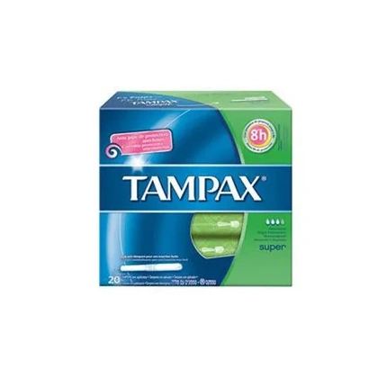 Tampax Blue Box Super Plus Tampons Internal 20 Pieces