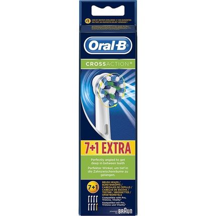 Oral-B Crossaction Brush Heads With 16-Degree Angle Bristles