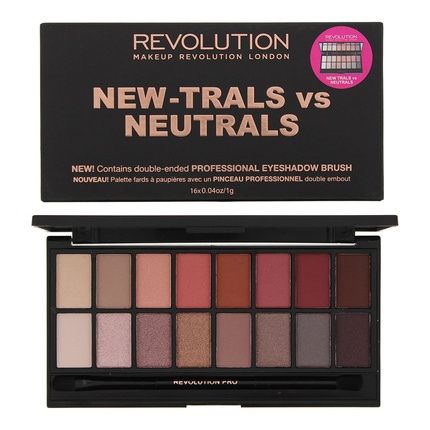 Revolution Newtrals Vs Neutrals Eye Shadow Palette 16 X 1G