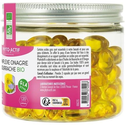 Phyto-Active Evening Primrose & Borage Complex Skin Beauty Healthy Skin - Image 3