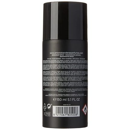 Antonio Banderas Seduction Black Bath Products 5.1 Fluid Ounce