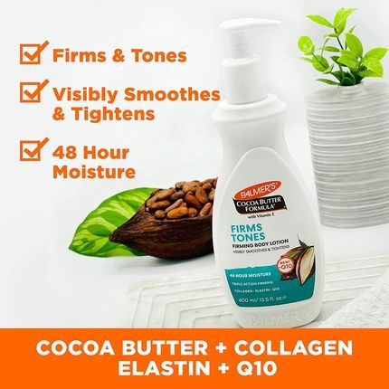 Palmer'S Cocoa Butter Formula Skin Firming Body Lotion With Q10, Collagen & Elastin 13.5 Oz - Image 3