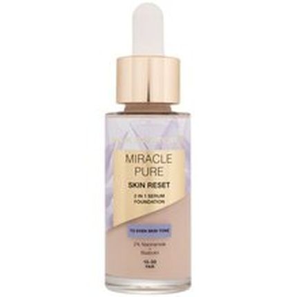 Max Factor Miracle Pure Skin Reset 2In1 Serum Foundation Makeup 30 Ml 100110 Very Deep