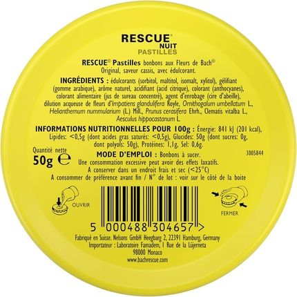 Rescue Night Blackcurrant Flavor Lozenges For Natural Emotional Well-Being - Image 3